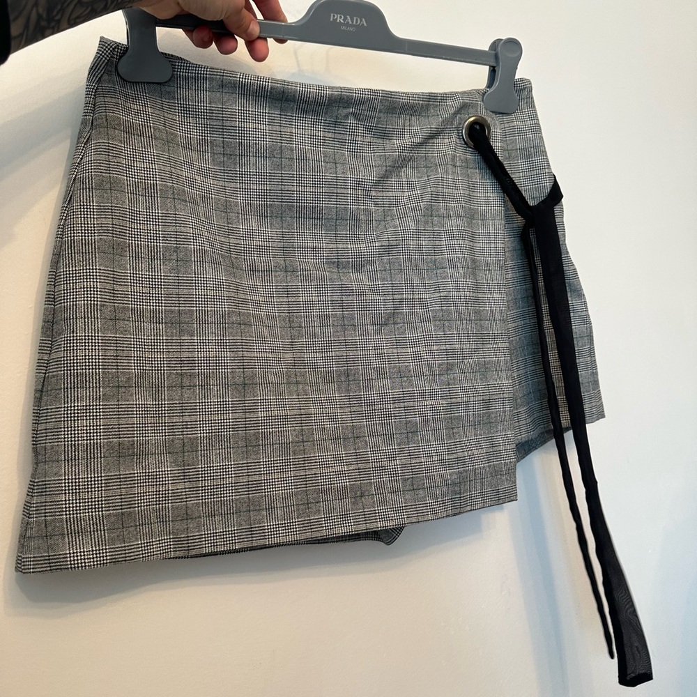 Plaid Skort